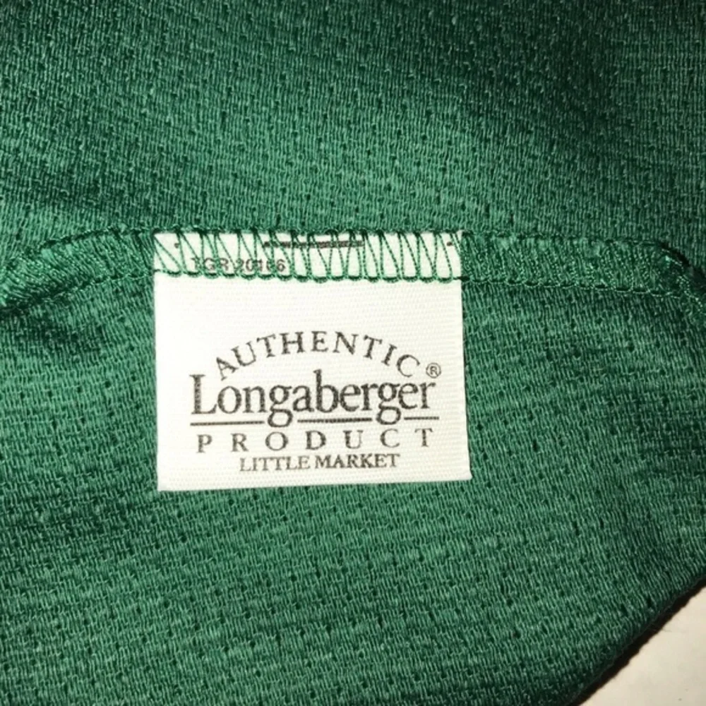 Longaberger Little‎ Market Ivy Fabric Liner